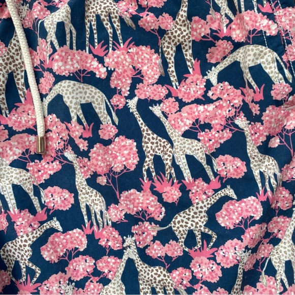 Allen Edmonds Mens Stretch Tie Waist Swim Trunks - Picture 4 of 5